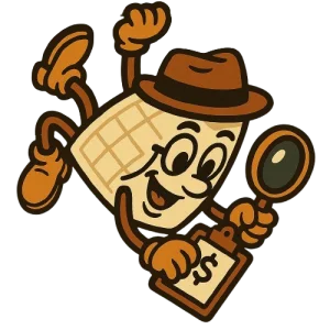 Fund Sleuth character celebrating funding success